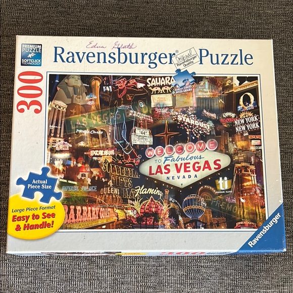 Ravensburger Other - Ravensburger Neon Las Vegas Puzzle - Multicolor Large Piece Format